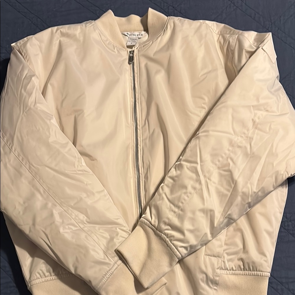 Athleta Sateen Bomber. S.